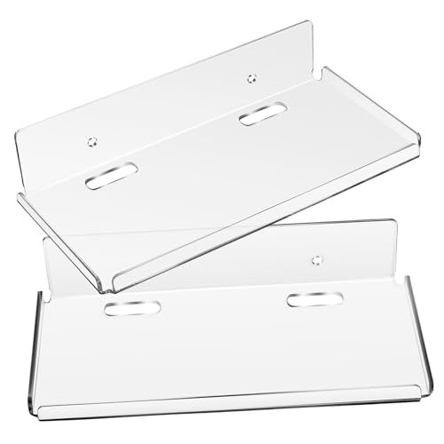 UTHCLO 2 Stück Große Schwebende Wandregale ohne Bohren Kratzfreie Montage Moderne Transparente Aufbewahrung für Schlafzimmer Wohnzimmer Robust und Vielseitig für Dekoration und Stauraum UTHCLO 2 Stück Große Schwebende Wandregale ohne Bohren Kratzfreie Montage Moderne Transparente Aufbewahrung für Schlafzimmer Wohnzimmer Robust und Vielseitig für Dekoration und Stauraum von UTHCLO