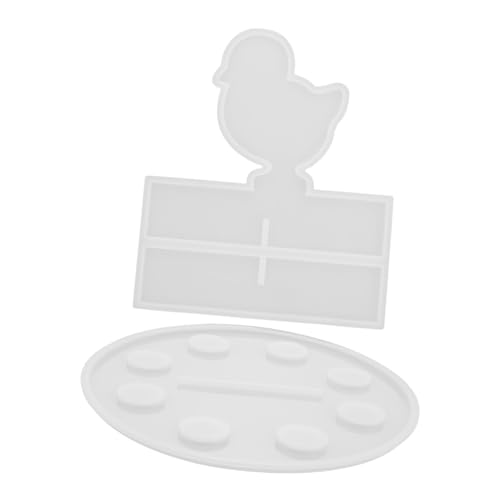 UTHCLO 2 Stück Handgefertigte Silikonformen Küken DIY Schokoladenständer Formen für Desktop ornamente Wiederverwendbar Leicht Einfach zu Reinigen und Tragbar UTHCLO 2 Stück Handgefertigte Silikonformen Küken DIY Schokoladenständer Formen für Desktop ornamente Wiederverwendbar Leicht Einfach zu Reinigen und Tragbar von UTHCLO