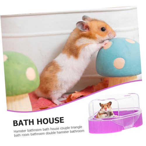 UTHCLO 2 Stück Kleintier Badehaus aus Strapazierfähigem mit Schaufel Transparentes Sandbad zur Stressreduktion für Hamster Meerschweinchen Geeignet für Kleine Haustiere Zufällige Farbe UTHCLO 2 Stück Kleintier Badehaus aus Strapazierfähigem mit Schaufel Transparentes Sandbad zur Stressreduktion für Hamster Meerschweinchen Geeignet für Kleine Haustiere Zufällige Farbe von UTHCLO