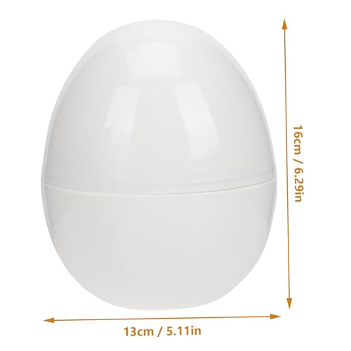 UTHCLO 2 Stück Kreativer Eierkocher für Mikrowelle Niedliche Ei form Küchen ei dämpfer Glatte Kanten Zeitsparendes Praktisches Egg Boil Tool für Leckere Frühstückseier UTHCLO 2 Stück Kreativer Eierkocher für Mikrowelle Niedliche Ei form Küchen ei dämpfer Glatte Kanten Zeitsparendes Praktisches Egg Boil Tool für Leckere Frühstückseier von UTHCLO