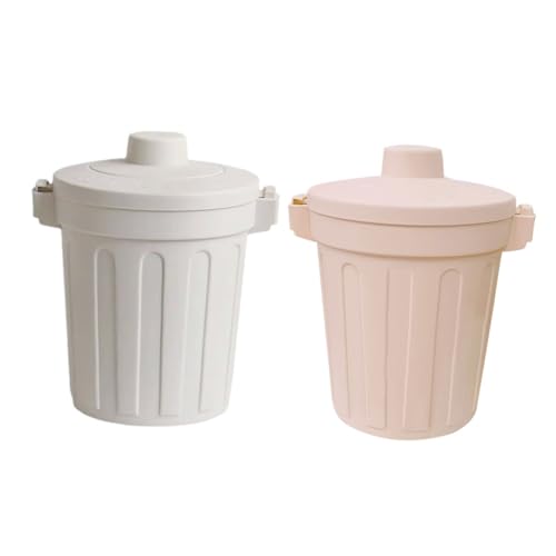 UTHCLO 2 Stück Multifunktionaler Müllbehälter aus Hochwertigem PP Kompakter Schreibtisch Abfalleimer und Stiftehalter Hellgrau Platzsparend für Büro und Wohnzimmer UTHCLO 2 Stück Multifunktionaler Müllbehälter aus Hochwertigem PP Kompakter Schreibtisch Abfalleimer und Stiftehalter Hellgrau Platzsparend für Büro und Wohnzimmer von UTHCLO