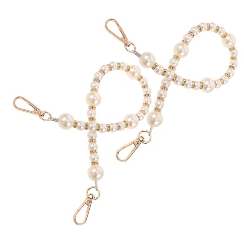 UTHCLO 2 Stück Perlen-taschenkette Metall Ersatzriemen für Damen Handtaschen Strapazierfähige Schmuckkette mit Feiner Politur Dekorativ und Praktisch für Formelle Anlässe von UTHCLO