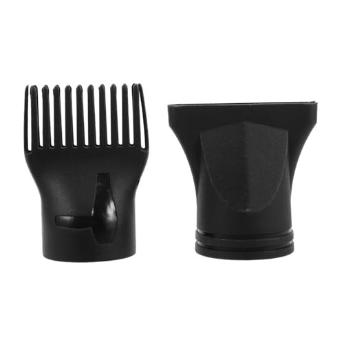 UTHCLO 2 Stück Salon Haartrockner Aufsatz Teiliges mit Flacher und Kamm Düse Kompatibel Robustem Kunststoff Multifunktional für Styling und Schnelles Trocknen Einfache Werkzeugfreie von UTHCLO