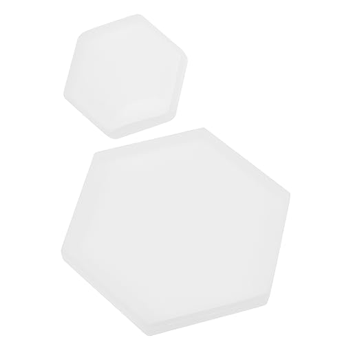 UTHCLO 2 Stück Silikon Untersetzerformen DIY Hexagon Gießformen für Teetassen Matten Flexibel Transparent Leicht zu Reinigen für Zuhause und Veranstaltungen UTHCLO 2 Stück Silikon Untersetzerformen DIY Hexagon Gießformen für Teetassen Matten Flexibel Transparent Leicht zu Reinigen für Zuhause und Veranstaltungen von UTHCLO