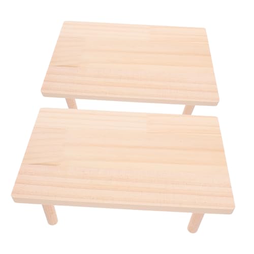 UTHCLO 2 Stück Teiliges Holz Hamster Kletterplattform für Hamster Zwerghamster Gerbils Spielerisches Aktivitätsbrett und Dekorative Käfiglandschaft UTHCLO 2 Stück Teiliges Holz Hamster Kletterplattform für Hamster Zwerghamster Gerbils Spielerisches Aktivitätsbrett und Dekorative Käfiglandschaft von UTHCLO