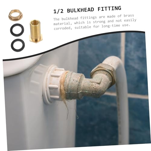 UTHCLO 2 Stück Teiliges Messing Durchführung Innengewinde Außengewinde Tankdurchführung mit Dichtungen für Wasserbehälter Regentonne Gartenschlauchanschluss UTHCLO 2 Stück Teiliges Messing Durchführung Innengewinde Außengewinde Tankdurchführung mit Dichtungen für Wasserbehälter Regentonne Gartenschlauchanschluss von UTHCLO