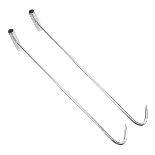 UTHCLO 2 Stück Teiliges Schachtdeckelheber aus Rostfreiem Eisen Verstärkter für Abflussgitter und Kanaldeckel Robustes Hebewerkzeug mit Hoher Tragkraft Vielseitig für Schachtabdeckungen UTHCLO 2 Stück Teiliges Schachtdeckelheber aus Rostfreiem Eisen Verstärkter für Abflussgitter und Kanaldeckel Robustes Hebewerkzeug mit Hoher Tragkraft Vielseitig für Schachtabdeckungen von UTHCLO