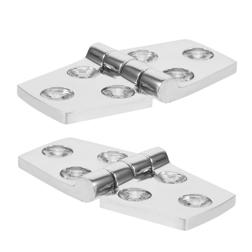 UTHCLO 2 Stück Teiliges Scharnier Rostfrei Robust für Wohnmobil Wohnwagen Tür Heavy Duty Einfache Montage Langlebiges Boot Hardware von UTHCLO