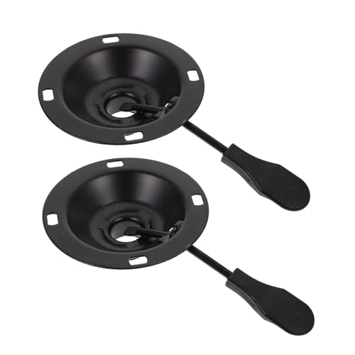 UTHCLO 2 Stück Teiliges Stuhlgestell aus Robustem Runde Drehplatte für Bürostuhl Verschleißfestes Metallzubehör Ersatz Untergestell Kompatibel mit Swivel Chairs Schwarz UTHCLO 2 Stück Teiliges Stuhlgestell aus Robustem Runde Drehplatte für Bürostuhl Verschleißfestes Metallzubehör Ersatz Untergestell Kompatibel mit Swivel Chairs Schwarz von UTHCLO