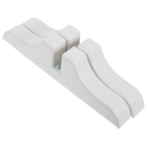 UTHCLO 2 Stück Teiliges Verdickte Kunststoff Raumteiler Basis mit Stilvollem Minimalistischen Design Stabile Panel Screen Partition Standfüße für Flexible Wohnraumgestaltung und Einfache von UTHCLO