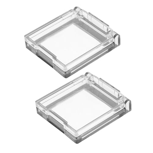 UTHCLO 2 Stück Transparenter Runder Schalter Schutzabdeckungen mit Selbstklebendem Button Cover für Waschmaschine Geschirrspüler Schutz vor Versehentlichem Abschalten von UTHCLO