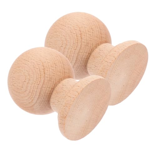 UTHCLO 2 Stück Unlackierte Massivholz Holzball Finials Klassisch Stilvolles Design Für Möbel Zaunpfosten Treppen Geländer Dekorative Holzornamente Robust Natürlich Holzstruktur UTHCLO 2 Stück Unlackierte Massivholz Holzball Finials Klassisch Stilvolles Design Für Möbel Zaunpfosten Treppen Geländer Dekorative Holzornamente Robust Natürlich Holzstruktur von UTHCLO