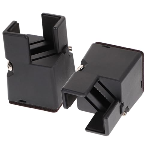 UTHCLO 2 Stück Verstellbare Möbel Erhöhungen aus Robustem Material Hohe Tisch und Bettbeinerhöhung Klappbare Möbelstützen für Sofas Bettrahmen und Schränke rutschfest und Belastbar von UTHCLO