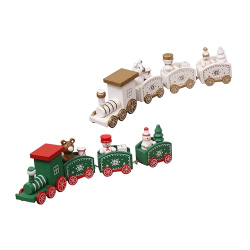 UTHCLO 2 Stück Weihnachtliche Holz Zug Dekoration Teilig Weiß Grün Weihnachtsbaum Fensterdeko Holzbahn Festliche Weihnachtsdeko UTHCLO 2 Stück Weihnachtliche Holz Zug Dekoration Teilig Weiß Grün Weihnachtsbaum Fensterdeko Holzbahn Festliche Weihnachtsdeko von UTHCLO