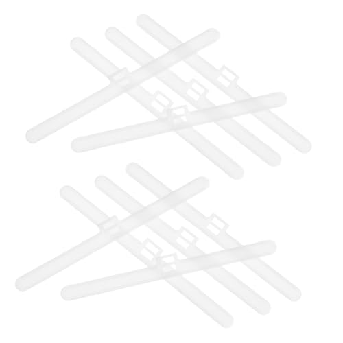 UTHCLO 20 Stück Teiliges Vertikaljalousie Lamellenhalter aus Kunststoff Langlebige Aufhänger für Vertikale Lamellen Einfache Montage Ersatzteile für Fensterjalousien Kompatibel mit von UTHCLO