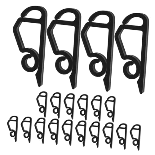 UTHCLO 20 Stück Weihnachtslicht Haken aus Kunststoff Praktische Clips für Außenbeleuchtung für Weihnachtsbaum Dachrinnen und Witterungsbeständig und Installieren von UTHCLO