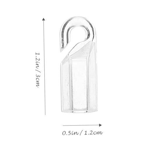 UTHCLO 24 Stück Teiliges Vertikaljalousien Haken Ersatzteile Gardinenhaken für Kunststoffjalousien Komfortable Langlebige Aufhängehilfe für Einfache Montage und Austausch von UTHCLO