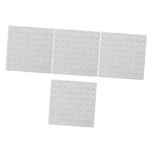 UTHCLO 256 Stück Teiliges Transparentes Türgriffschutz pads Selbstklebend Stoßdämpfende Türstopper für Türen Schränke Möbel Geräuschreduzierend Kratzfrei Einfach zu Montieren von UTHCLO