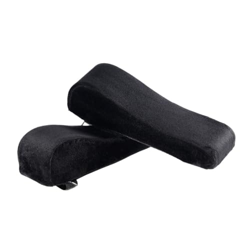 UTHCLO 2Stücke Armlehnenpolster aus Polyester mit Memory Foam Robuste Armlehnenabdeckungen für Büro und Haushaltsstühle mit PU Innenkern Perfektes für Kollegen von UTHCLO