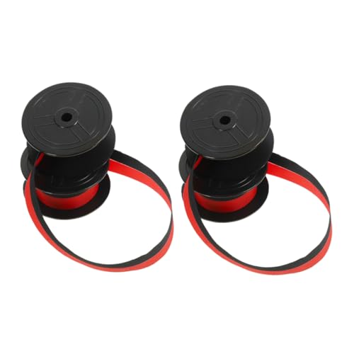 UTHCLO 2pcs Universal Schreibmaschinenband Mit Doppelter Farbe Tintenkleidung Und Leichtes Design Doppelspulen Schreibmaschinenband Für Verbesserte Haltbarkeit Twin Spool Ribbon Zum von UTHCLO