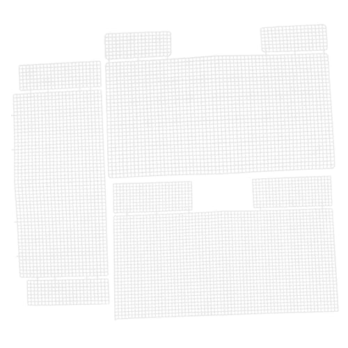 UTHCLO 3 Blätter Teiliges Kunststoff meshplatten für DIY Taschen Strapazierfähiges Reißfestes Material mit Glatter Oberfläche Vielseitig Einsetzbar für Stricken Häkeln Stickerei von UTHCLO