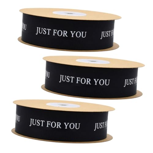 UTHCLO 3 Rollen Schwarze Hochzeits Satinbänder For You Strapazierfähig Einfach zu Verwenden für Geschenkverpackungen Blumenarrangements Party und Diy Dekorationen UTHCLO 3 Rollen Schwarze Hochzeits Satinbänder For You Strapazierfähig Einfach zu Verwenden für Geschenkverpackungen Blumenarrangements Party und Diy Dekorationen von UTHCLO