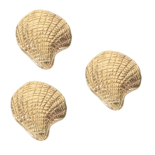 UTHCLO 3 Stück Messing Möbelgriff Muschelform Robuster Schubladengriff für Schränke Kommoden Kleiderschränke Vielseitiger Möbelknopf Einfach zu Montieren Langlebig und Dekorativ UTHCLO 3 Stück Messing Möbelgriff Muschelform Robuster Schubladengriff für Schränke Kommoden Kleiderschränke Vielseitiger Möbelknopf Einfach zu Montieren Langlebig und Dekorativ von UTHCLO