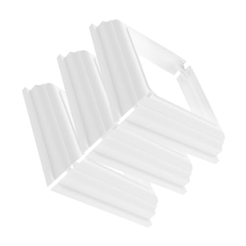 UTHCLO 3 Stück Teiliges PVC Post Base Cover Wetterfeste Split Post Säulenverkleidung Dekorative Handlauf Pfosten Abdeckung Langlebig Uv Beständig für Garten Terrasse und Veranda von UTHCLO