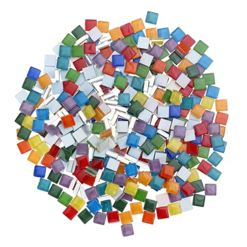UTHCLO 360 Stück Mosaiksteine Bunte Kristallglas Fliesen DIY Bastelset für Heimdeko Handgefertigte Mosaikkunst Umweltfreundlich Kratzfest UTHCLO 360 Stück Mosaiksteine Bunte Kristallglas Fliesen DIY Bastelset für Heimdeko Handgefertigte Mosaikkunst Umweltfreundlich Kratzfest von UTHCLO