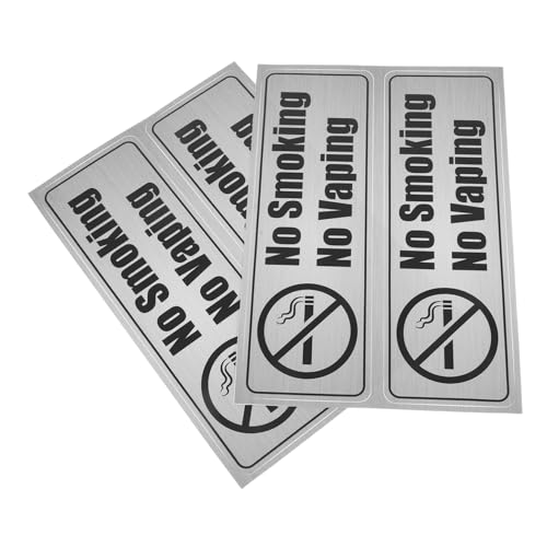 UTHCLO 4 No Smoking Aufkleber Teilig PVC Robust Wasserfest Selbstklebend Warnschild für Büro Geschäftsbereiche Innen und Außenbereiche Rauchverbot UTHCLO 4 No Smoking Aufkleber Teilig PVC Robust Wasserfest Selbstklebend Warnschild für Büro Geschäftsbereiche Innen und Außenbereiche Rauchverbot von UTHCLO