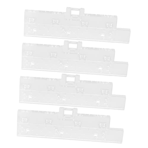 UTHCLO 4 Paare Lamellen Reparaturclips aus Robustem Kunststoff Transparentes Ersatzset für Lamellenvorhänge Einfache Montage Kompatibel für Fensterjalousien Zubehör UTHCLO 4 Paare Lamellen Reparaturclips aus Robustem Kunststoff Transparentes Ersatzset für Lamellenvorhänge Einfache Montage Kompatibel für Fensterjalousien Zubehör von UTHCLO