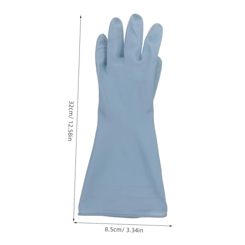 UTHCLO 4 Paare Wasserdichte Gummihandschuhe zum Spülen Haushaltshandschuhe aus Flexiblem PVC Lang und Wiederverwendbar für Geschirr Töpfe und Reinigungsarbeiten UTHCLO 4 Paare Wasserdichte Gummihandschuhe zum Spülen Haushaltshandschuhe aus Flexiblem PVC Lang und Wiederverwendbar für Geschirr Töpfe und Reinigungsarbeiten von UTHCLO