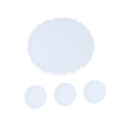 UTHCLO 4 Stück Kristall-Epoxy-Form Handwerk Schalenform epoxidharz Silikonguss-Epoxy-Form silikonform selber machen Tablett-Epoxy-Gießform Silikonharz -Epoxidformen gießen Kieselgel Weiß UTHCLO 4 Stück Kristall-Epoxy-Form Handwerk Schalenform epoxidharz Silikonguss-Epoxy-Form silikonform selber machen Tablett-Epoxy-Gießform Silikonharz -Epoxidformen gießen Kieselgel Weiß von UTHCLO