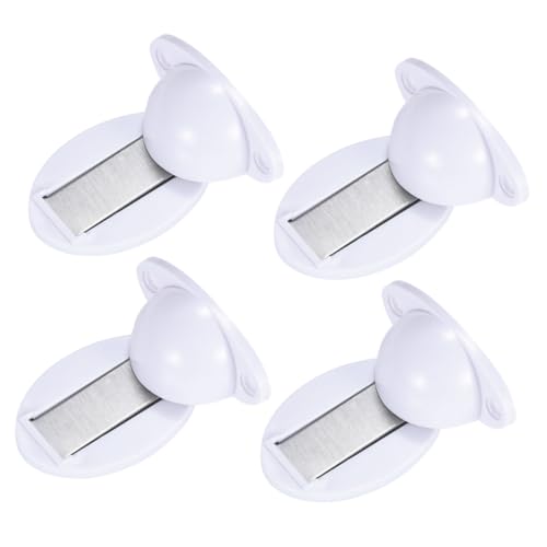 UTHCLO 4 Stück Magnetischer Türstopper Weiß Kunststoff Abs kein Bohren oder Schrauben Starker Magnet Geräuschlos Bodenmontage für Wohn Schlafzimmer Bad Zuverlässiger Türhalter UTHCLO 4 Stück Magnetischer Türstopper Weiß Kunststoff Abs kein Bohren oder Schrauben Starker Magnet Geräuschlos Bodenmontage für Wohn Schlafzimmer Bad Zuverlässiger Türhalter von UTHCLO