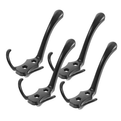 UTHCLO 4 Stück Metall Wandhaken mit Schrauben Stabile Garderobenhaken zum Aufhängen von Jacken Handtüchern Taschen Vielseitige Aufhänger für Küche Bad Schlafzimmer und Wohnzimmer UTHCLO 4 Stück Metall Wandhaken mit Schrauben Stabile Garderobenhaken zum Aufhängen von Jacken Handtüchern Taschen Vielseitige Aufhänger für Küche Bad Schlafzimmer und Wohnzimmer von UTHCLO