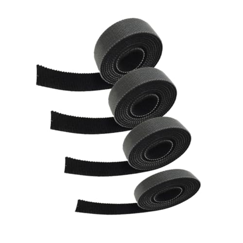 UTHCLO 4 Stück Nylon Kabelmanagement Klettband Teilig Wiederverwendbare Kabelbinder Strap Kabel Organizer für Büro Zuhause Schule von UTHCLO