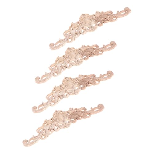 UTHCLO 4 Stück Retro Holzapplikationen Geschnitzte Möbelverzierung aus Massivem Holz für Schränke Türen Betten Klassische Ornamente zur Ästhetischen Wohnraumdekoration UTHCLO 4 Stück Retro Holzapplikationen Geschnitzte Möbelverzierung aus Massivem Holz für Schränke Türen Betten Klassische Ornamente zur Ästhetischen Wohnraumdekoration von UTHCLO