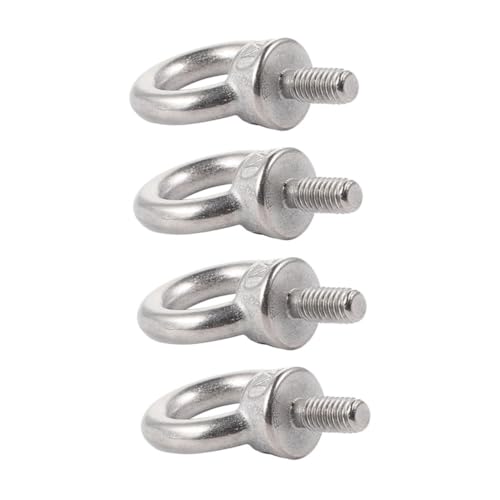 UTHCLO 4 Stück Teiliges Edelstahl Ringschrauben Lifting Eye Bolts Robuste Augenschrauben für Boot Handwerk Industrie Befestigung und Hängen Vielseitig Einsetzbar UTHCLO 4 Stück Teiliges Edelstahl Ringschrauben Lifting Eye Bolts Robuste Augenschrauben für Boot Handwerk Industrie Befestigung und Hängen Vielseitig Einsetzbar von UTHCLO