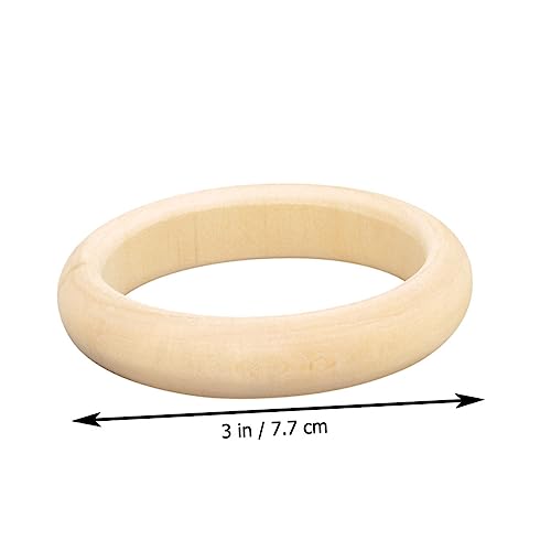 UTHCLO 4 Stück Teiliges Holzarmband Bemalen DIY Schmuck Basteln Naturholz Armreifen Glatt und Stabil für Kreative Handwerksprojekte und Geschenkideen UTHCLO 4 Stück Teiliges Holzarmband Bemalen DIY Schmuck Basteln Naturholz Armreifen Glatt und Stabil für Kreative Handwerksprojekte und Geschenkideen von UTHCLO