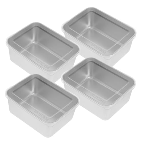 UTHCLO 4 Stück Teiliges Kleine Frischhaltedosen mit Deckel Auslaufsichere Kühlschrank Gefrieraufbewahrungsboxen Stapelbare Lebensmittelbehälter zur Geruchsfreien Frischhaltung und UTHCLO 4 Stück Teiliges Kleine Frischhaltedosen mit Deckel Auslaufsichere Kühlschrank Gefrieraufbewahrungsboxen Stapelbare Lebensmittelbehälter zur Geruchsfreien Frischhaltung und von UTHCLO