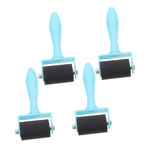 UTHCLO 4 Stück Teiliges Linoldruck Werkzeug mit Verschleißfesten Austauschbaren Gummirollern Ergonomischem Griff Glatter Oberfläche Vielseitig für Druckgrafik Leicht zu Reinigen und UTHCLO 4 Stück Teiliges Linoldruck Werkzeug mit Verschleißfesten Austauschbaren Gummirollern Ergonomischem Griff Glatter Oberfläche Vielseitig für Druckgrafik Leicht zu Reinigen und von UTHCLO