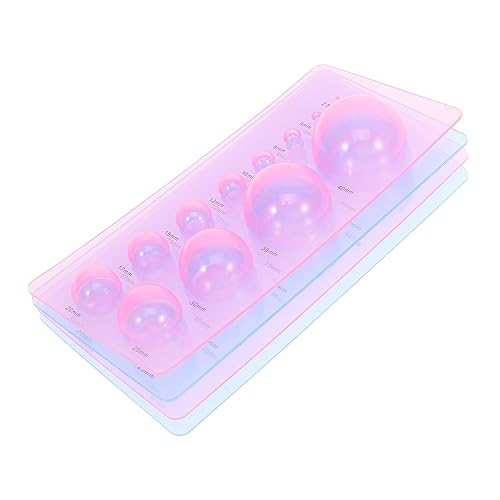 UTHCLO 4 Stück Teiliges Quilling Set aus Hochwertigem Abs Halbkugelförmige Form für Papierkunst Langlebiges DIY Werkzeug für Dicke Papierrollen für Blumen und Blumentopfgestaltung von UTHCLO