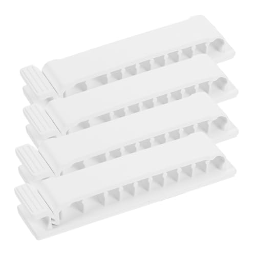 UTHCLO 4 Stück Teiliges Selbstklebender Kabelhalter aus Stabilem Material Kabelführung für Ladekabel und Verlängerungskabel Praktisches Kabelmanagement für Schreibtisch und Büro UTHCLO 4 Stück Teiliges Selbstklebender Kabelhalter aus Stabilem Material Kabelführung für Ladekabel und Verlängerungskabel Praktisches Kabelmanagement für Schreibtisch und Büro von UTHCLO