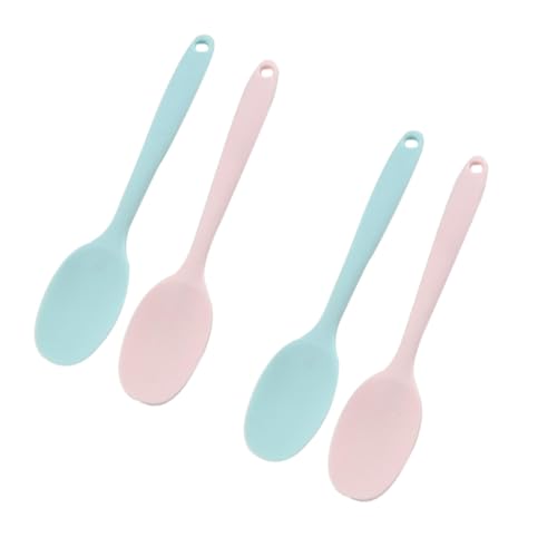 UTHCLO 4 Stück Teiliges Silikonlöffel Hitzebeständig Leicht und Langlebig Ergonomischer Griff Multifunktionale Servierlöffel für Küche und Restaurant zum Kochen und Servieren von Suppe UTHCLO 4 Stück Teiliges Silikonlöffel Hitzebeständig Leicht und Langlebig Ergonomischer Griff Multifunktionale Servierlöffel für Küche und Restaurant zum Kochen und Servieren von Suppe von UTHCLO