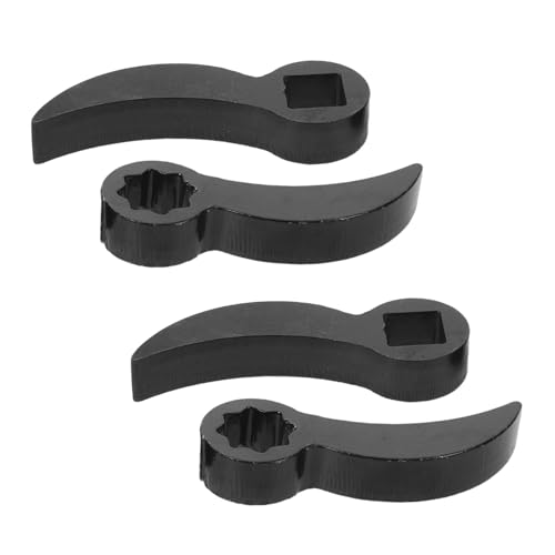 UTHCLO 4 Stück Teiliges Stahl Stecknuss-adapter Ratschen-werkzeug Umwandlungskopf Für Kfz-reparatur Hohe Belastbarkeit Winkelgelenk Wiederverwendbar Für Fahrzeugwartung von UTHCLO