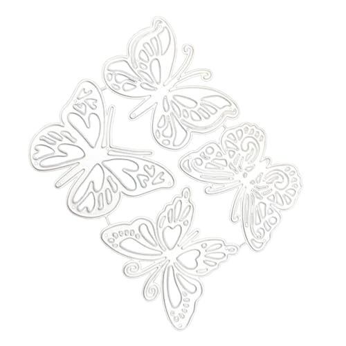 UTHCLO 4 Stück Teiliges Stanzschablonen Schmetterling Verschleißfestem Kohlenstoffstahl für DIY Scrapbooking Fotoalben Kartengestaltung Bastelpapier Handwerksschablonen UTHCLO 4 Stück Teiliges Stanzschablonen Schmetterling Verschleißfestem Kohlenstoffstahl für DIY Scrapbooking Fotoalben Kartengestaltung Bastelpapier Handwerksschablonen von UTHCLO