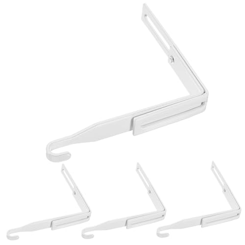 UTHCLO 4 Stück Teiliges Verstellbares Metall Hängeset für Küchenschrank Über Tür Haken zur Einfachen Organisation von Kleidung Taschen und Zusätzliche Robuste Haken für Zuhause von UTHCLO