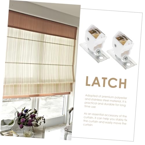 UTHCLO 4 Stück Teiliges Vorhang Zugseilhalter aus Edelstahl und Robustes Schnurstopper Zubehör für Raffrollos Passend für Verschiedene Fensterdekorationen und Räume UTHCLO 4 Stück Teiliges Vorhang Zugseilhalter aus Edelstahl und Robustes Schnurstopper Zubehör für Raffrollos Passend für Verschiedene Fensterdekorationen und Räume von UTHCLO