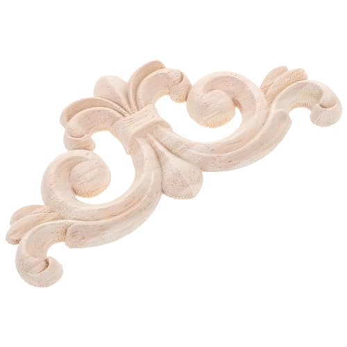 UTHCLO 4 Stück Unlackierte Holzapplikationen Geschnitzte Eckornamente aus Massivholz Dekorative Möbel Bettkopfteile für Wände Schränke Kabel ecken Natürliche Holzornamente UTHCLO 4 Stück Unlackierte Holzapplikationen Geschnitzte Eckornamente aus Massivholz Dekorative Möbel Bettkopfteile für Wände Schränke Kabel ecken Natürliche Holzornamente von UTHCLO