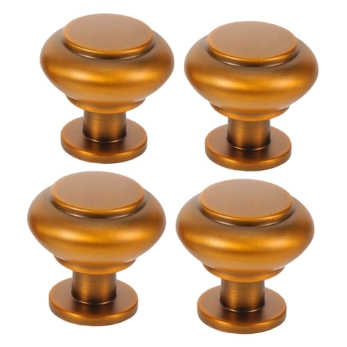 UTHCLO 4 Stück Vintage Möbelgriffe Einloch Schrankgriffe für Kleiderschränke Kommoden Ergonomischer Griff Einfache Montage Stabile Elegante Möbelgriffe von UTHCLO